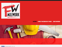 Tablet Screenshot of fwmillwork.com